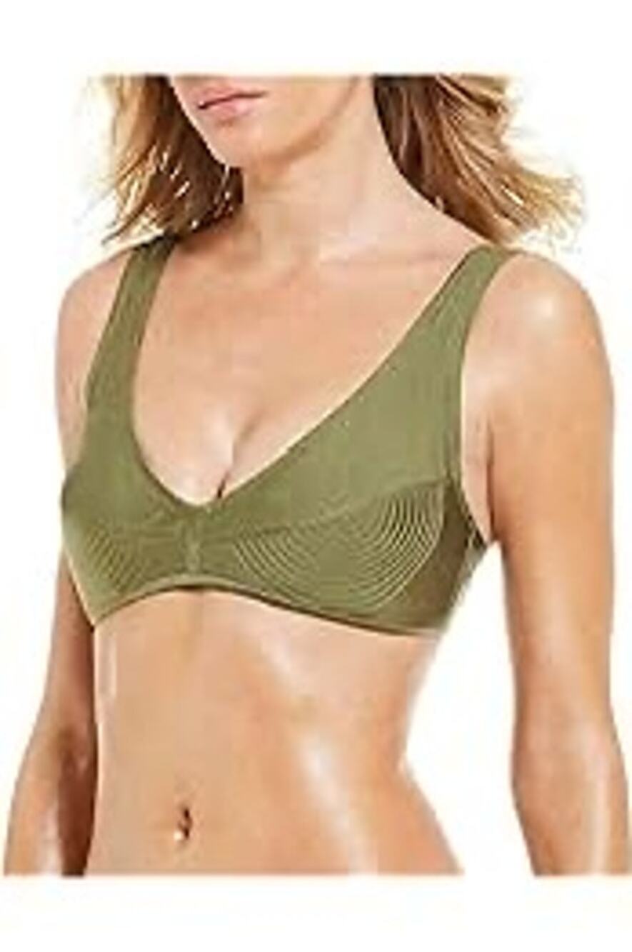 Chelsea & Violet Green Bikini Top Size XS NWT